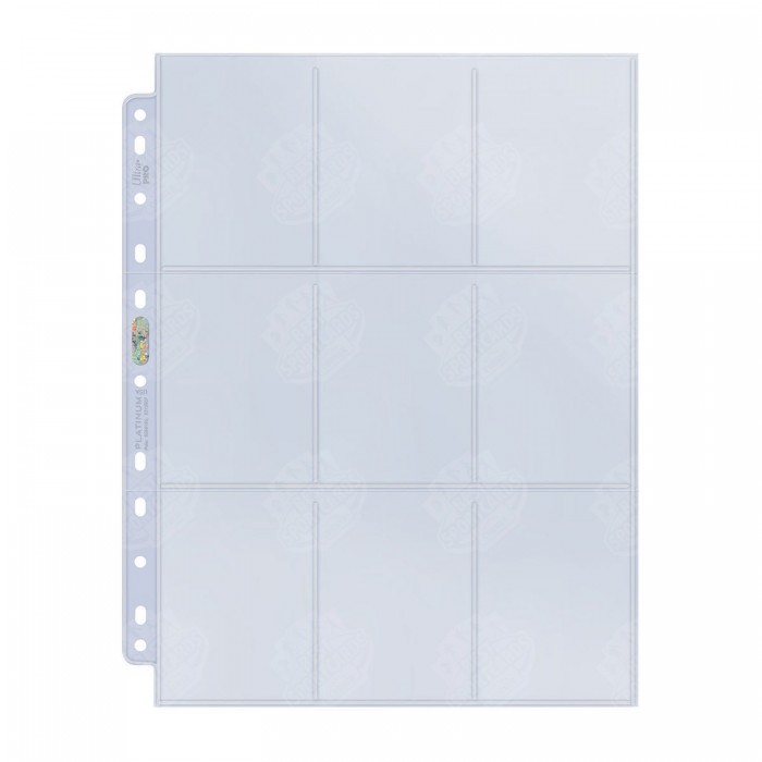 Platinum series 9-pocket page (11 hole) Platinum series 9-pocket page (11 hole)