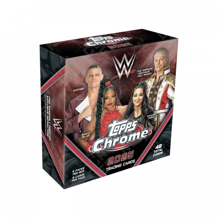 Topps Chrome WWE 2025 Mega doboz