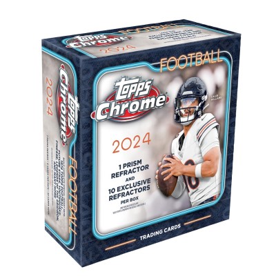 Topps Chrome Football 2024 Mega doboz Topps Chrome Football 2024 Mega doboz