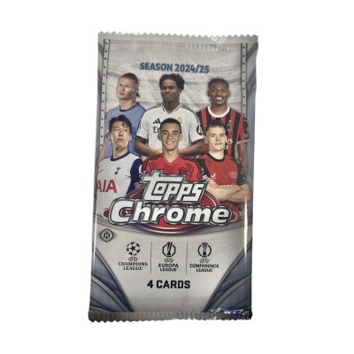 Topps Chrome UCC 24-25 Hobby pack csomag