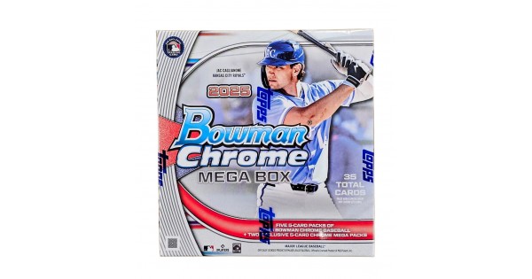 Sealed Topps Chrome Bowman Baseball 2025 Megabox