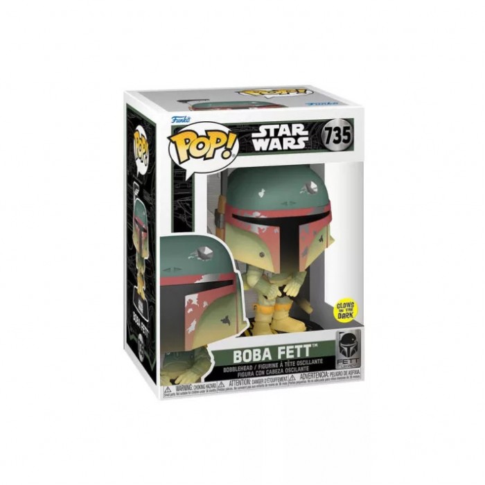 Funko Pop Boba Fett Glove inthe Dark 735 Figura