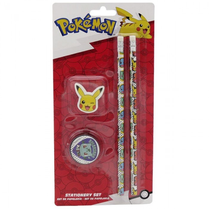 Pokémon stationery set 4 pieces Ceruza