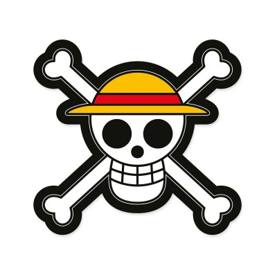 One Piece Pillow Jolly Roger 33 cm kis párna