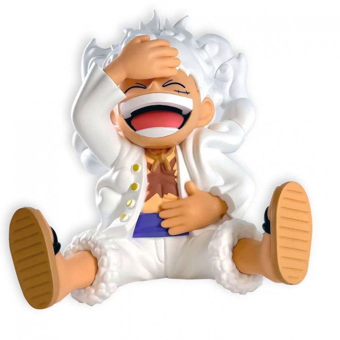 One Piece Coin Bank Luffy Gear Five persely