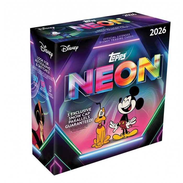 Topps Disney Neon 2026 - Mega doboz