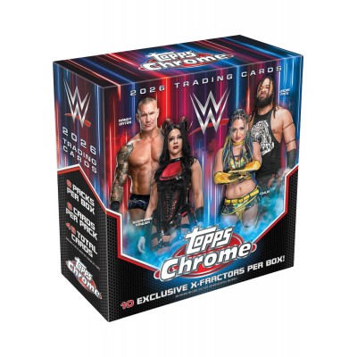 Topps WWE Chrome 2026 - Mega doboz
