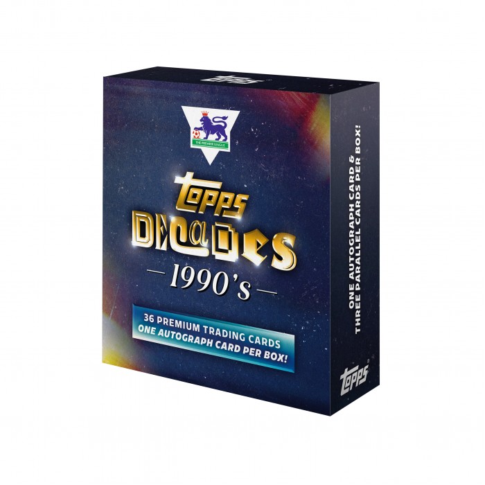 Topps Premier League Decades 25-26 doboz