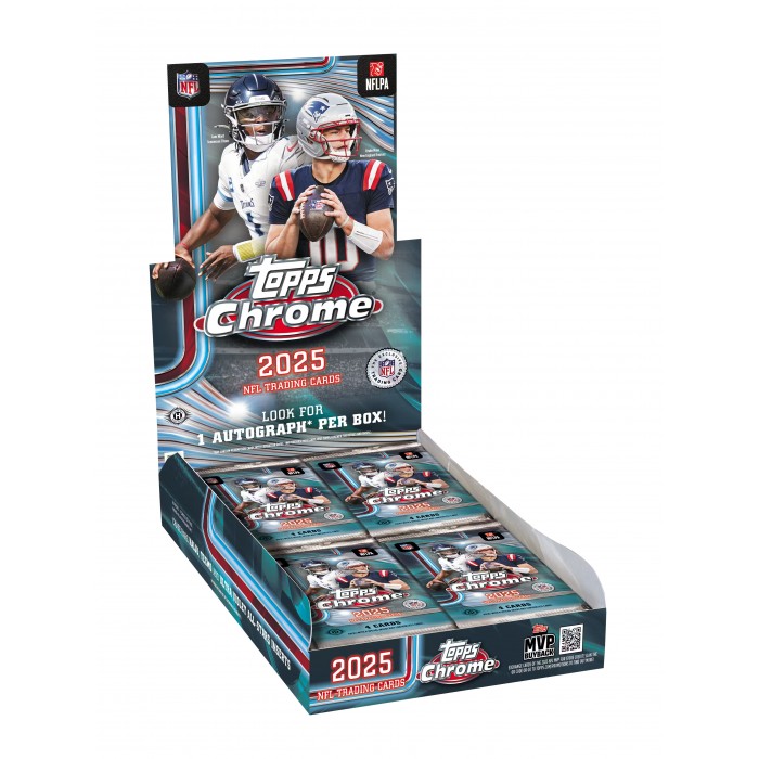 Topps Chrome Football 2025  Hobby doboz