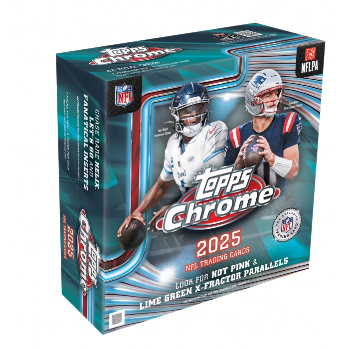 Topps Chrome Football 2025 - Mega doboz