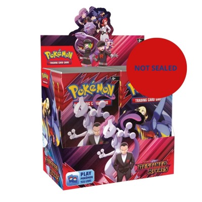 Pokémon Destined Rivals Box Not Sealed doboz