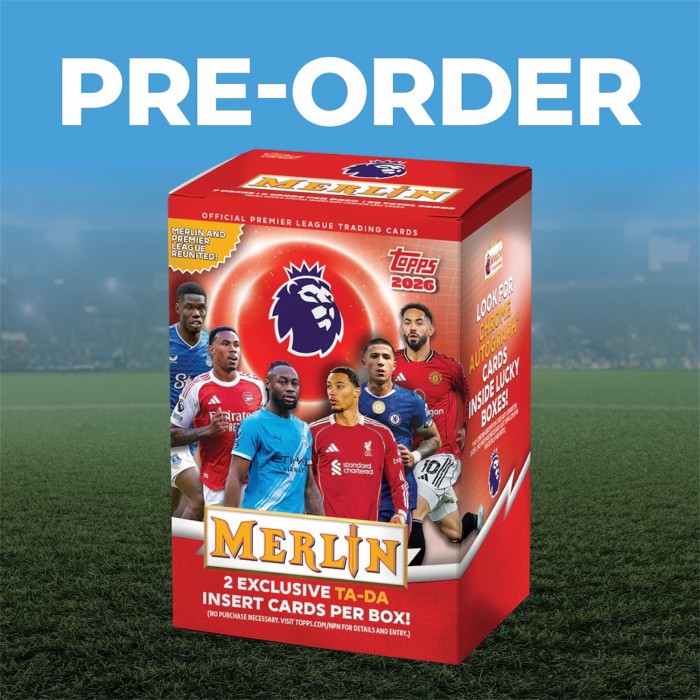 Topps Premier League Merlin 2026 Value doboz