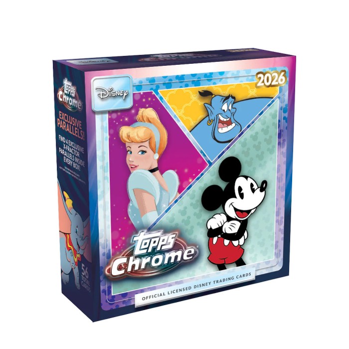 Topps Disney Chrome 2026 Mega Doboz