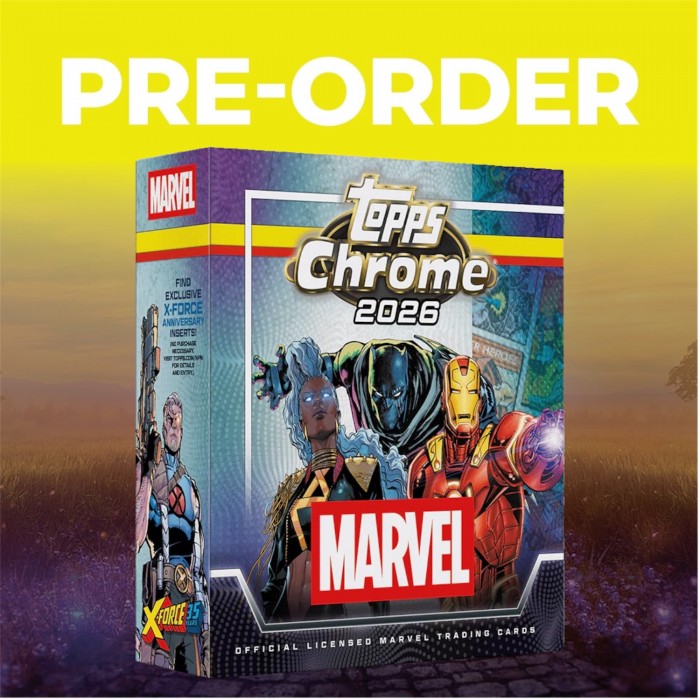 Topps Marvel Comics Chrome 2026 Megabox doboz