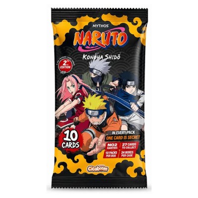 Naruto 1st set 2nd Edition Booster pack csomag