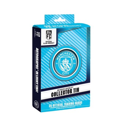 Topps Manchester City Collector Tin 2027 doboz