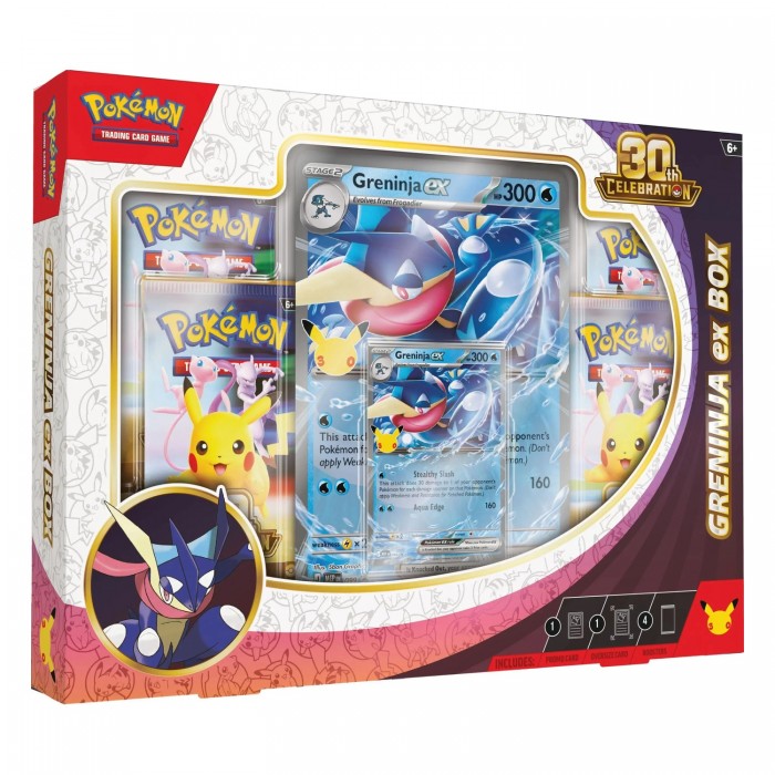 Pokémon 30th Celebration EX Box Greninja doboz LIMIT 2 db/fő