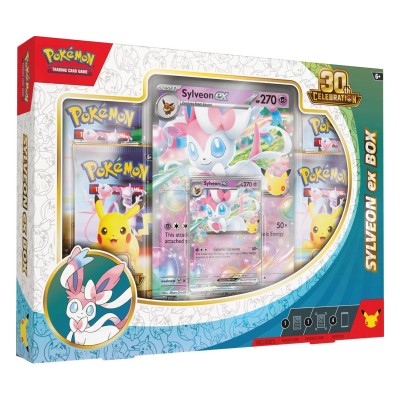 Pokémon 30th Celebration Ex Box Sylveon doboz LIMIT 2 db/fő
