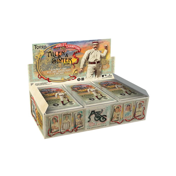 Topps Allen and Ginter Baseball 26 Hobby doboz