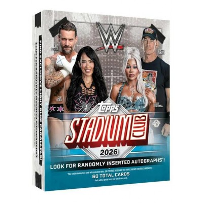 Topps WWE Stadium Club 2026 - Mega doboz