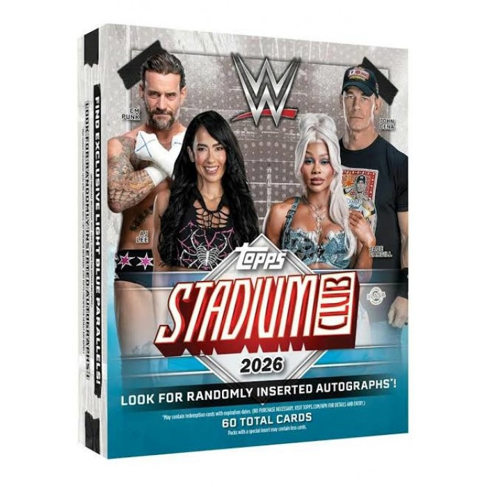 Topps WWE Stadium Club 2026 - Mega doboz